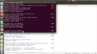 Searching long text file with python and shell scripts