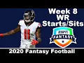2020 Fantasy Football - Week 8 WR