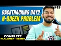 Lecture 83 N-Queen Problem Backtracking Day 2 C Placement Series