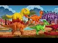 Dinosaur Sounds Song 🦖 Ten Little Dinosaurs & Fun Animals Songs 🎵 Best Nursery Rhymes for Toddlers