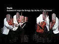 Haydn Quartet in F major for Strings Op 50 No 5 The Dream