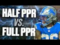 Draft Strategy in Half PPR vs Full PPR - 2026 Fantasy Football Mock Draft