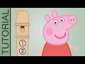 Lagu Peppa Pig Theme Song - Recorder Flute Tutorial