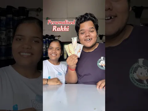 My Sister Vs Me : Who will make the best Personalised Rakhi #shorts