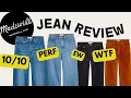 Madewell Vintage Jean Haul Review - Sizing Fabric and Cut Critique