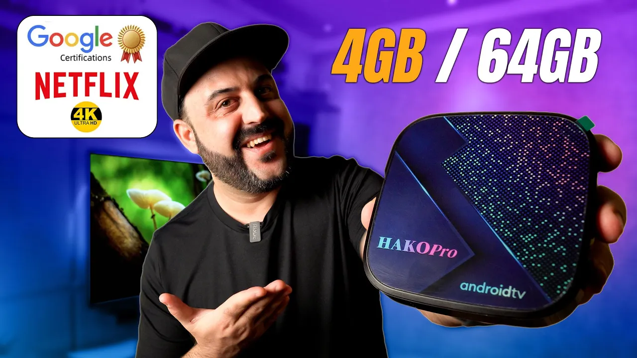 ATÉ que ENFIM! TV Box 100% Certificado, NETFLIX 4k e 64GB - HAKO PRO