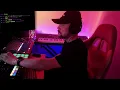 Hybrid Live Coding Session Strudel Algorithmic Patterns MIDI Improvisation