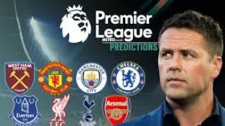 michael owens premier league predictions including liverpool vs man city clash
