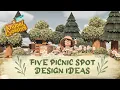 5 Picnic Spot Design Ideas For Your Island Animal Crossing New Horizons