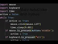 How to make an auto clicker in python convert to EXE