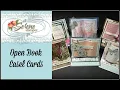 Open Book Easel Cards