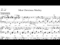 Christmas Medley real Piano Sheet Music
