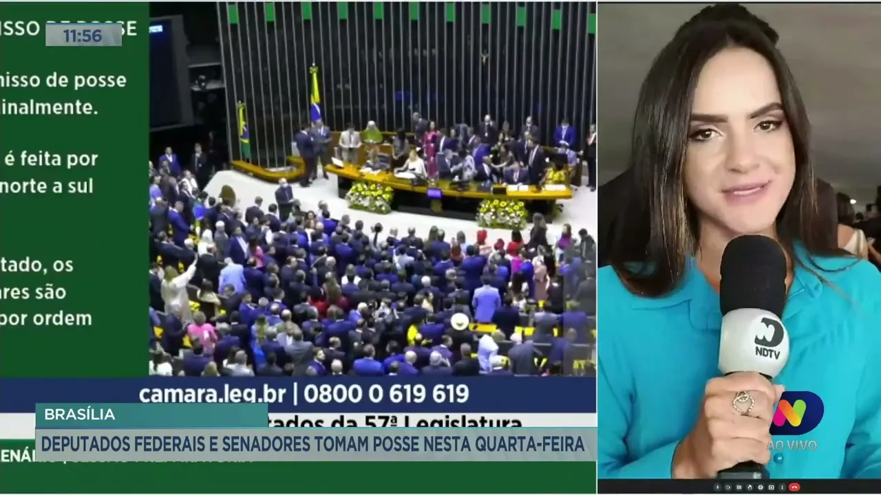 Confira a posse dos parlamentares na Alesc e no Congresso Federal