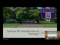 CSE 373 WI24 Lecture 20 More Sorting Algorithms