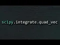Compute 1 Million Integrals At The Same Time in PYTHON