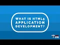 What is HTML5 Application Development