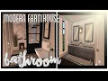 Small Modern Farmhouse Bathroom Bloxburg melendezz