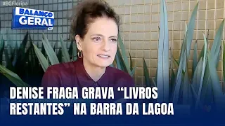 Denise Fraga é a estrela do filme “Livros Restantes”, gravado na Barra da Lagoa