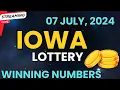 Iowa Midday Lottery Results For - 07 Jul 2024