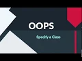 Object Oriented Programming IPU Engineering Sem 4 Specify a Class