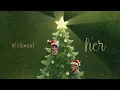 JVKE - her (feat. Forrest Frank) - Christmas Version (official lyric video)