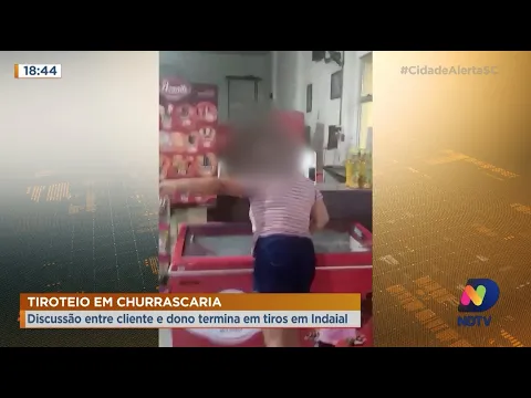 Discussão termina em tiroteio em churrascaria de Indaial