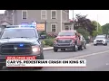 Part of King Street in Northampton closed after vehicle strikes pedestrian