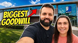 We Went to the Biggest Goodwill in NC Sourcing with My Wife