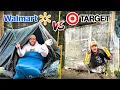 Target vs Walmart - 150 Overnight Survival Challenge
