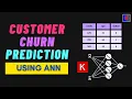 Customer Churn Prediction using ANN Keras and Tensorflow Deep Learning Classification
