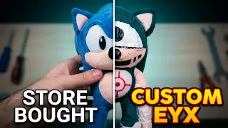 I Made a CUSTOM Sonic.EYX Plush!