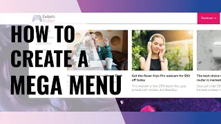 How To Create a Mega Menu Responsive In HTML with CSS Javascript