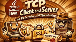 Java tcp client and server with SSL encryption and self signed certificate