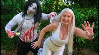 Jeff The Killer Chased ME Through The Forest To Capture Me!!