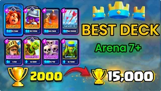 Clash Royale BEST Beginner Deck From 2k to 15k Trophies No Legendaries