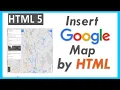 How to Insert Google Map in Website Using html in Hindi 2020 Add Google Map Using HTML