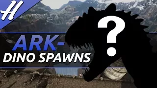 RAGNAROK DINO SPAWN LOCATIONS ARK SURVIVAL EVOLVED