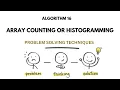 ALGO 16 ARRAY COUNTING AND HISTOGRAMMING PROBLEM SOLVING TECHNIQUES