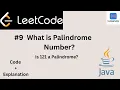 LeetCode 9 Palindrome Number Step-by-Step Explanation Code CodingPadho