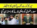 Supreme Court s major decision Saad Rizvi s return
