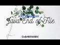 Java End of file Hackerrank solution Java tutorial CodeWithAbhi