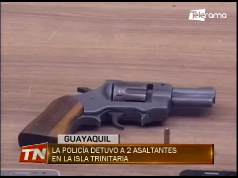 La policía detuvo a 2 asaltantes en la Isla Trinitaria