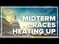 Midterm races heat up with control of Congress up for grabs