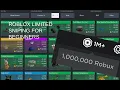HOW TO MULTIPLY YOUR ROBUX Roblox REAL Limited Sniping for Beginners Using Rolimon s