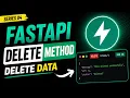 FastApi Delete Method Tutorial Build Your First Api Beginner Friendly