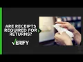 Can a store refuse a return without a receipt VERIFY