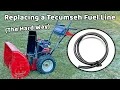 How to Replace the Fuel Line in a Tecumseh Snow Blower Engine the Hard Way