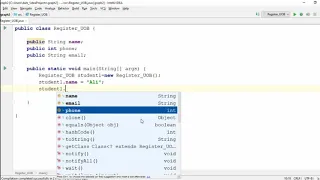 java 2 class and object Arabic