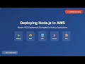 Deploy Node js Apps to AWS EC2 Beanstalk Lambda ECS for Beginners