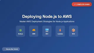 Deploy Node js Apps to AWS EC2 Beanstalk Lambda ECS for Beginners